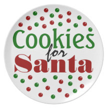 Cookies For Santa Plate