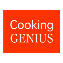 Cooking Genius Gifts Post Card
