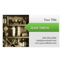 Cooking Sauces & Kitchen Cabinet Business Card