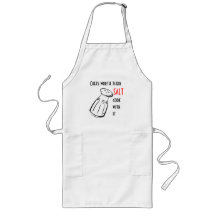 cooking with salt aprons
