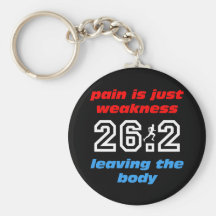 Cool 26.2 marathon key chains