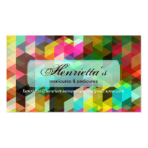 Cool Abstract Colourful Vector Business Card Template