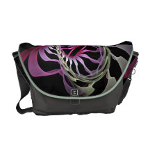 Cool abstract fractal Messenger bag