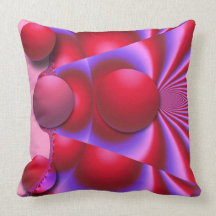 Cool abstract pillow with 3-d effects