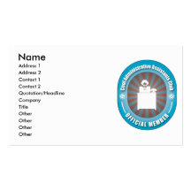 Cool Administrative Assistants Club Business Card Template
