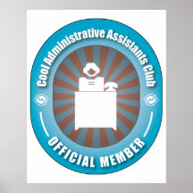 Cool Administrative Assistants Club Print