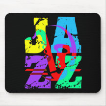 Cool and hip Jazz Mouse Mat