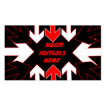 Cool and Stylish Arrow Business Promotion Card Business Cards