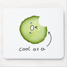 cool as a cucumber mouse mat