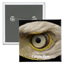 Cool Bald Eagle Eye Gift Pins