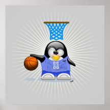 Cool Basketball Star Print