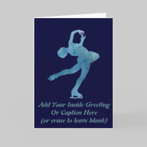 Cool Blue Figure Skater cards