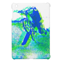 Cool BMX Freestyle Bicycle Stunt Pop Art iPad Mini Cover