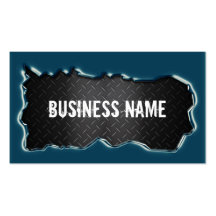 Cool Broken Metal Auto Repair Business Card