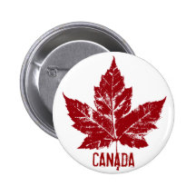 Cool Canada Button Retro Canada Souvenir  Buttons