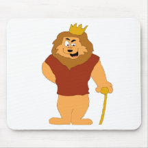 Cool Cartoon Lion Mouse Pads