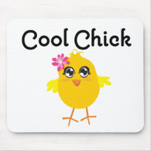 Cool Chick Mouse Pads