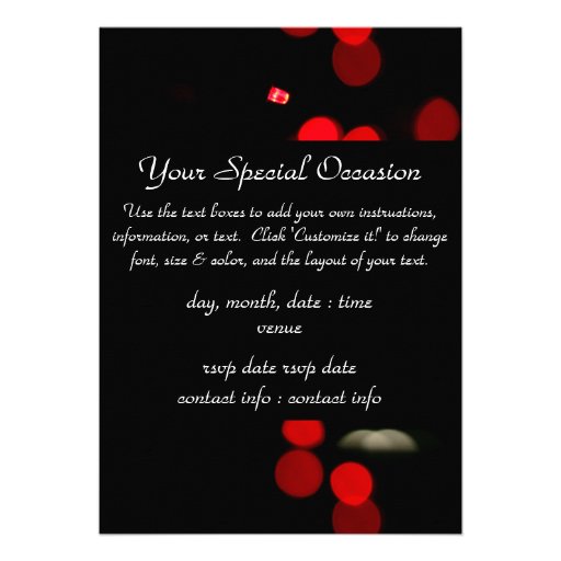 cool christmas fairy lights red custom announcement cool christmas fairy lights red custom announcement
