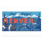 Cool Colourful Denver Post Card