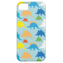 Cool Dinosaurs iPhone 5 Case Light Blue