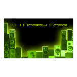 cool dj business card