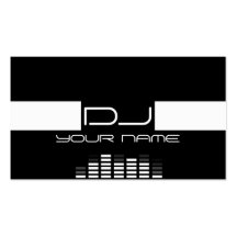 Cool DJ Business Card