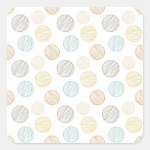 Cool Faded Colourful Balls of Yarn Pattern Gifts Sticker