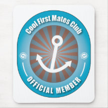 Cool First Mates Club Mouse Pads