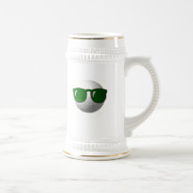 Cool Golf Ball Design Beer Stein Coffee Mug