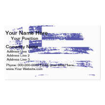 Cool Greek flag design Business Card