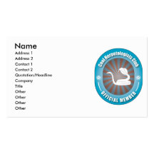 Cool Herpetologists Club Business Card Template