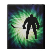 Cool Hockey Player iPad Folio Covers
