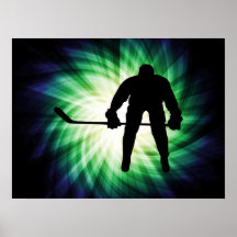 Cool Hockey Player Posters