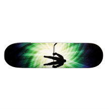 Cool Hockey Player Skate Board Decks