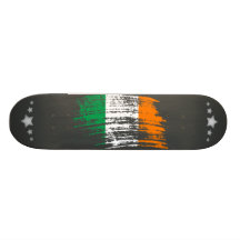 Cool Irish flag design Skate Deck