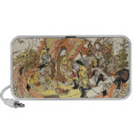 Cool japanese ukiyo-e mythical dragon ship crew portable speaker