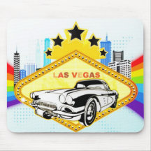 Cool Las Vegas vector design Mousepad