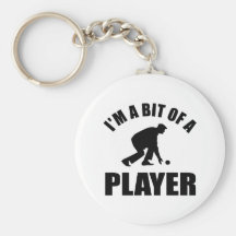 Cool Lawn bowling design Key Chain