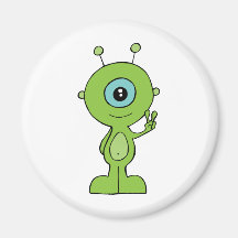 Cool Little Alien Magnets
