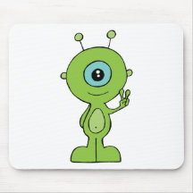 Cool Little Alien Mousepads