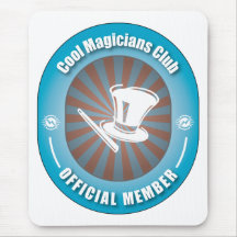 Cool Magicians Club Mouse Pads