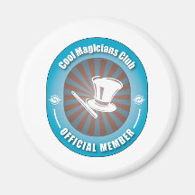 Cool Magicians Club Refrigerator Magnets