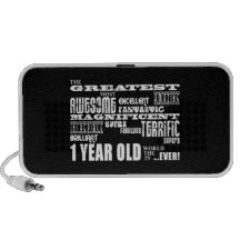 Cool Modern 1st Birthdays : Greatest 1 Year Old PC Speakers