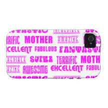 Cool Modern Design for Mothers : Positive Words iPhone 4/4S Cases