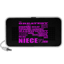 Cool Modern Fun Nieces : Greatest Niece iPod Speaker