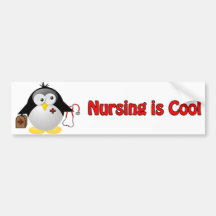 Cool Nurse Bumper Sticker