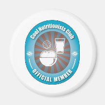 Cool Nutritionists Club Refrigerator Magnet