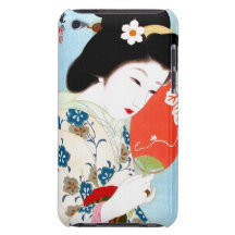 Cool oriental japanese classic geisha lady art iPod touch cover