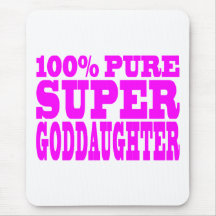 Cool Pink Gifts 4 Goddaughters : Super Goddaughter Mousemats