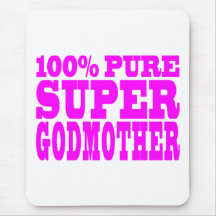 Cool Pink Gifts 4 Godmothers : Super Godmother Mouse Pad